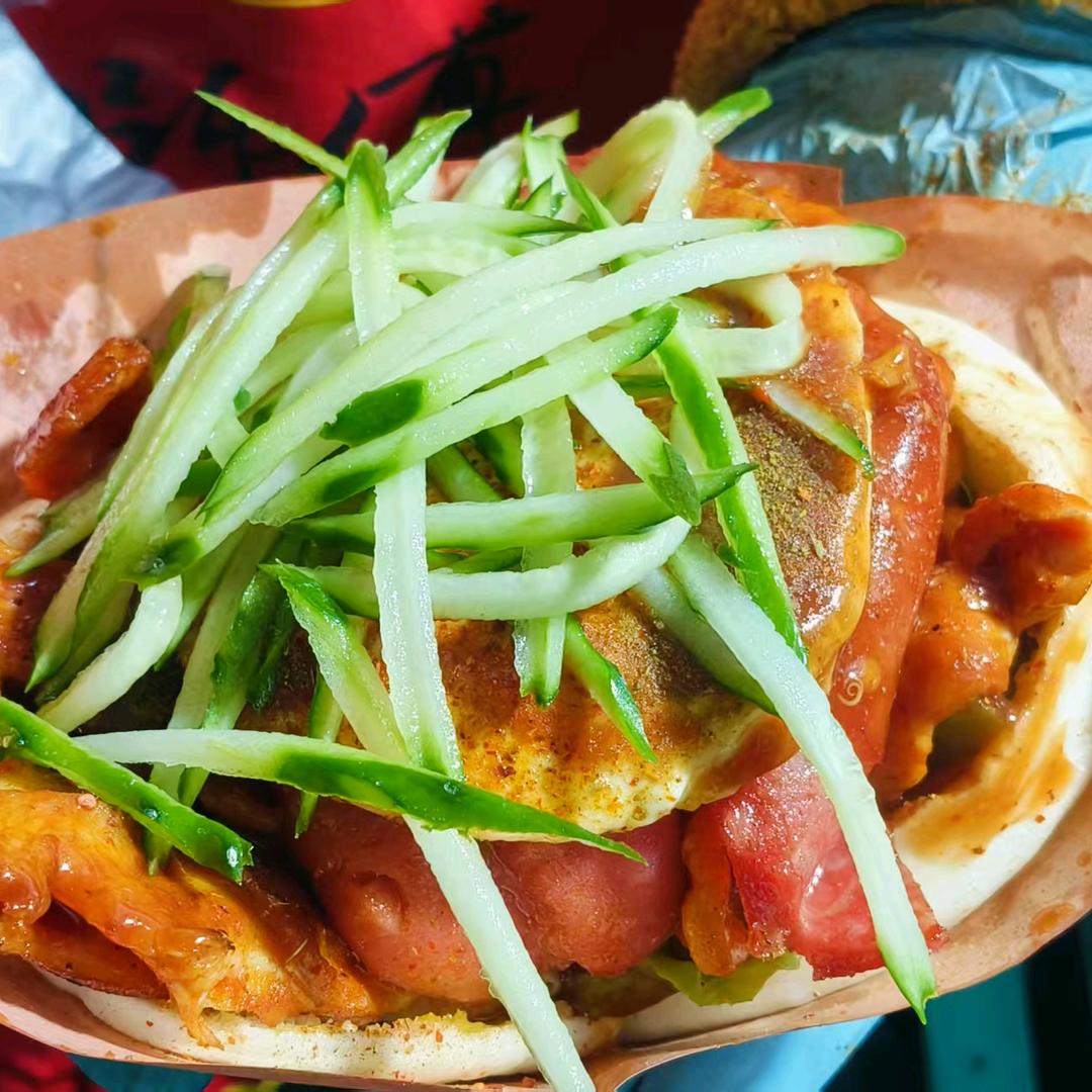 任人爱超大里脊肉饼