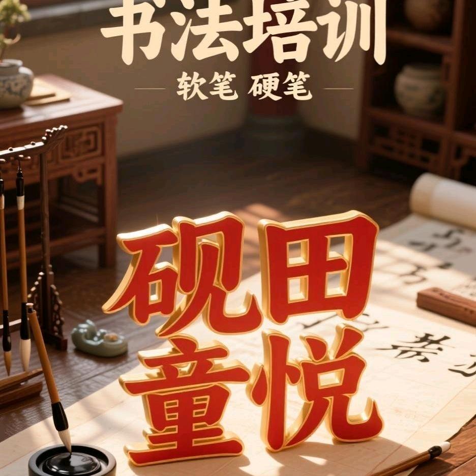 砚田童悦书法