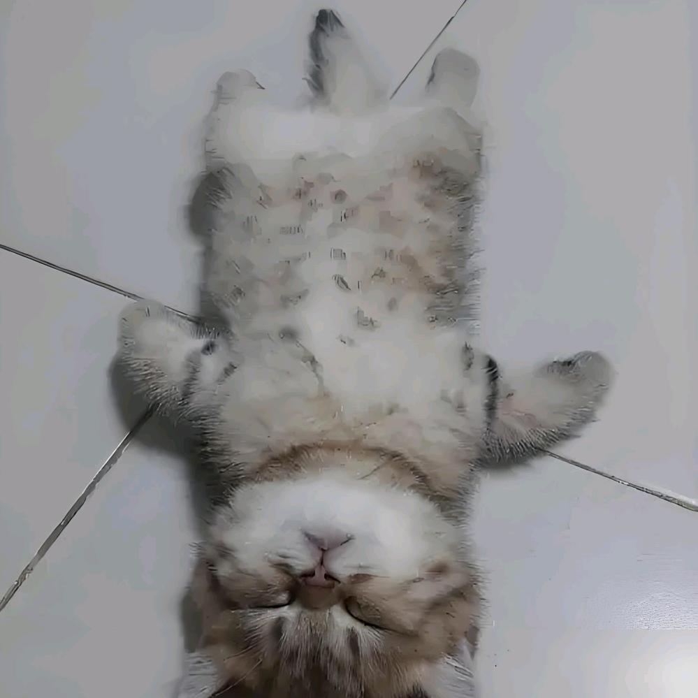 最后只好躺下来