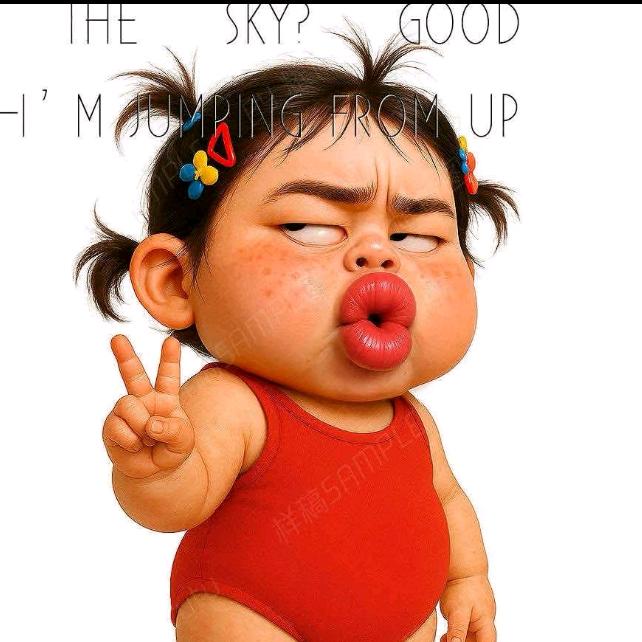 哥胖的不是很明显