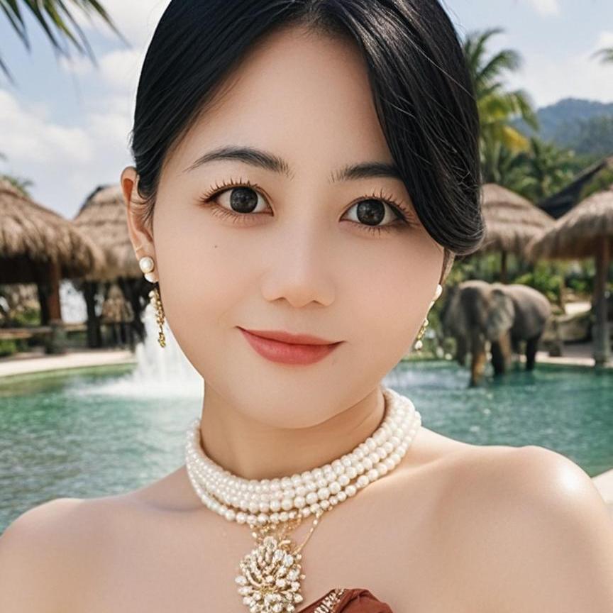 微笑着面对