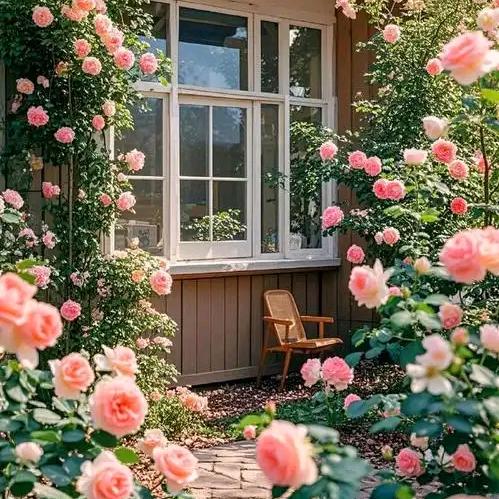 锦翠阁园林月季园