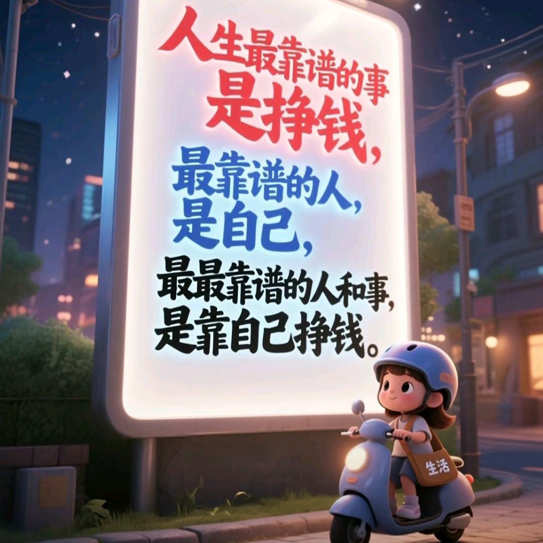 生活靠自己吧