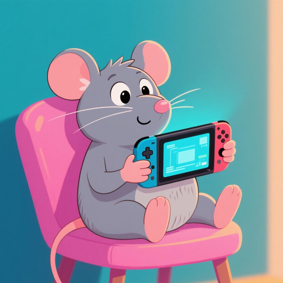 爱玩游戏的鼠鼠