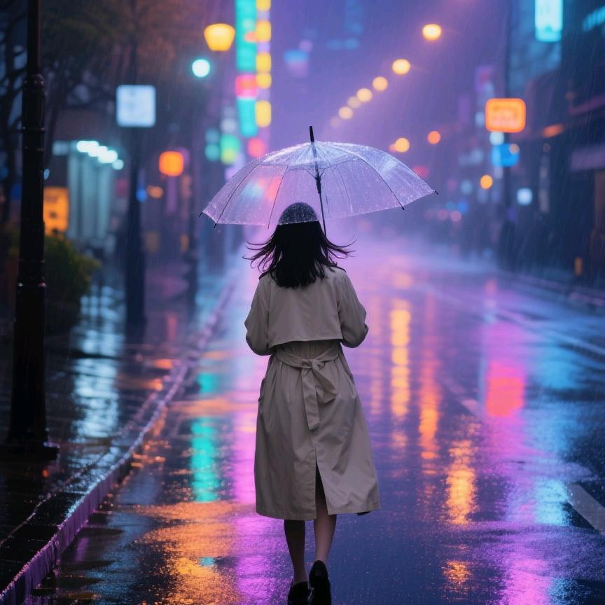 下雨的人儿