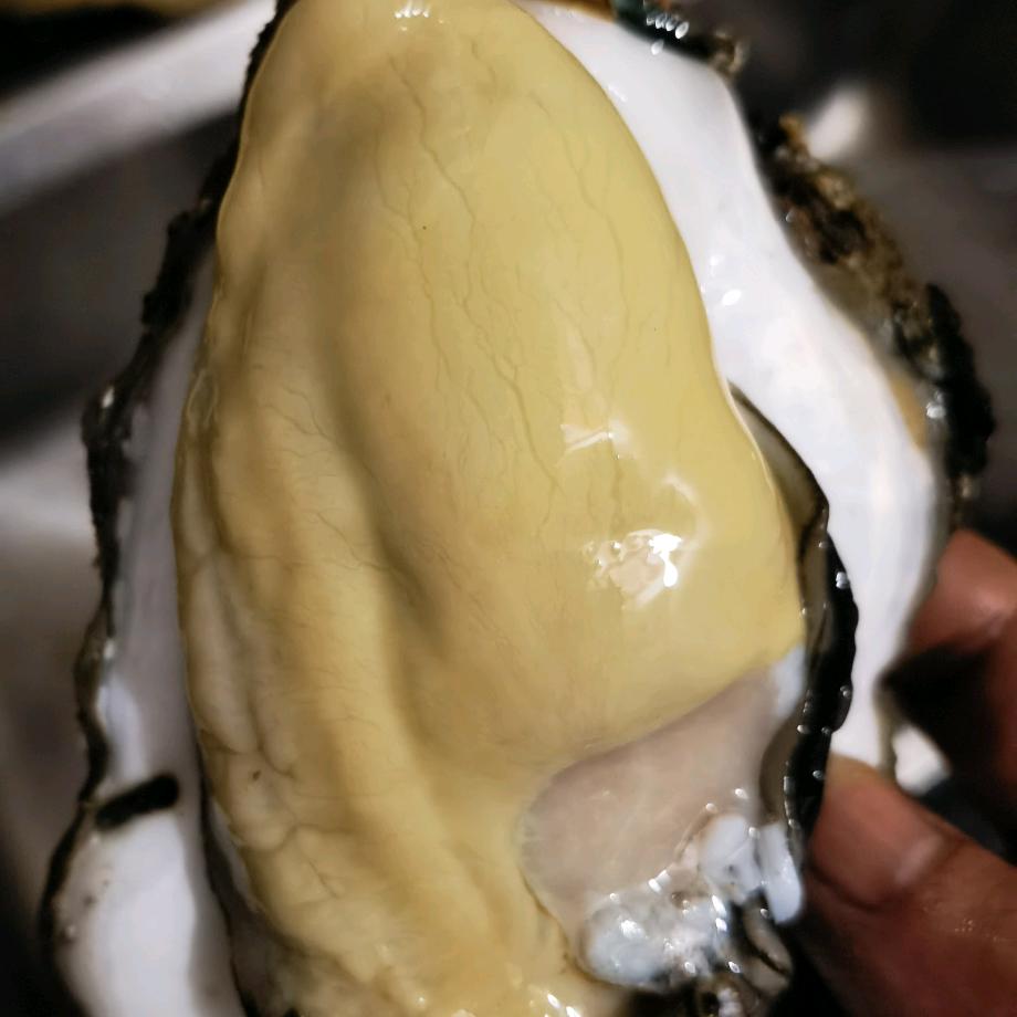 一个卖生蚝的小男孩