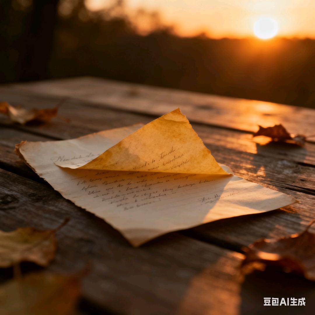 晚风藏着旧书信