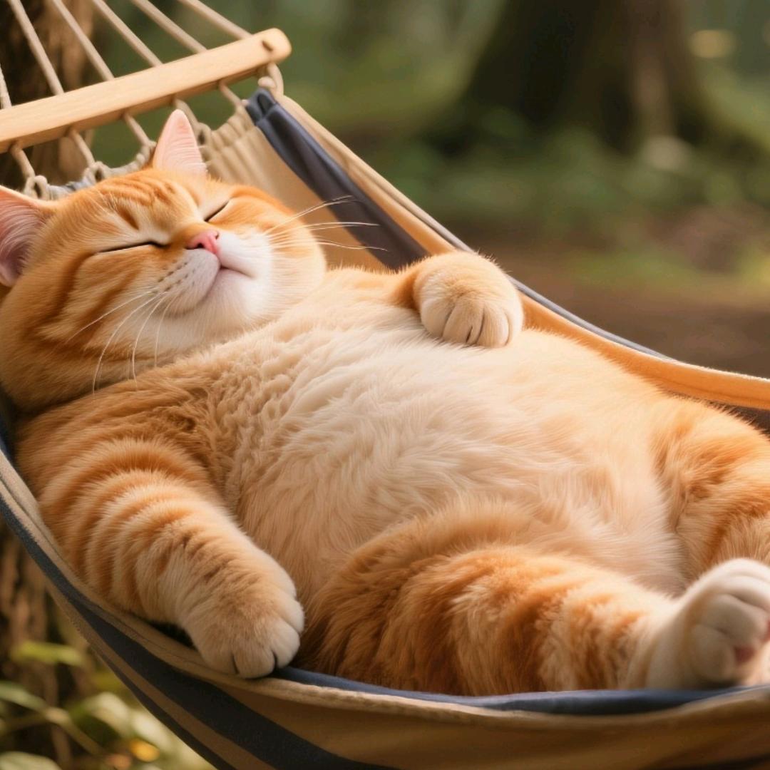 减肥的橘猫