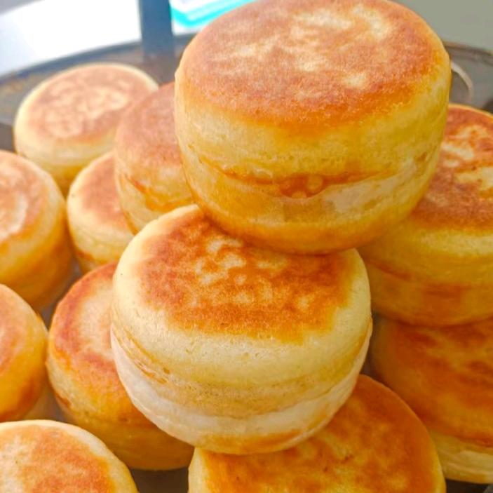 鸡蛋肉汉堡--香酥土豆饼