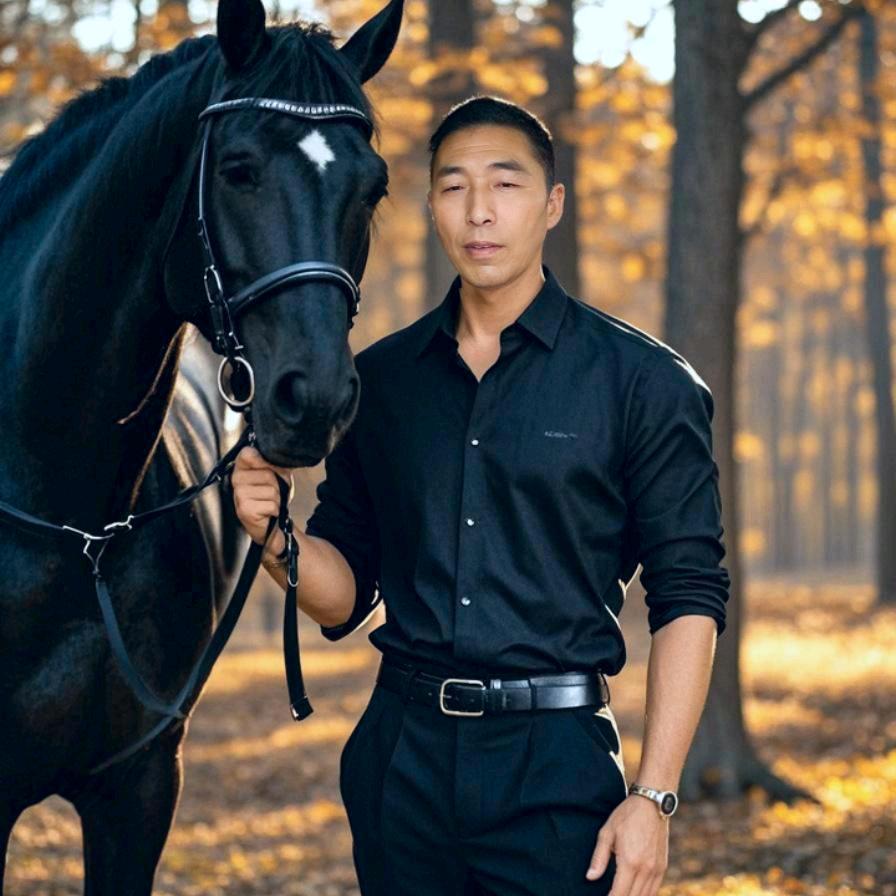 幸福一家人。