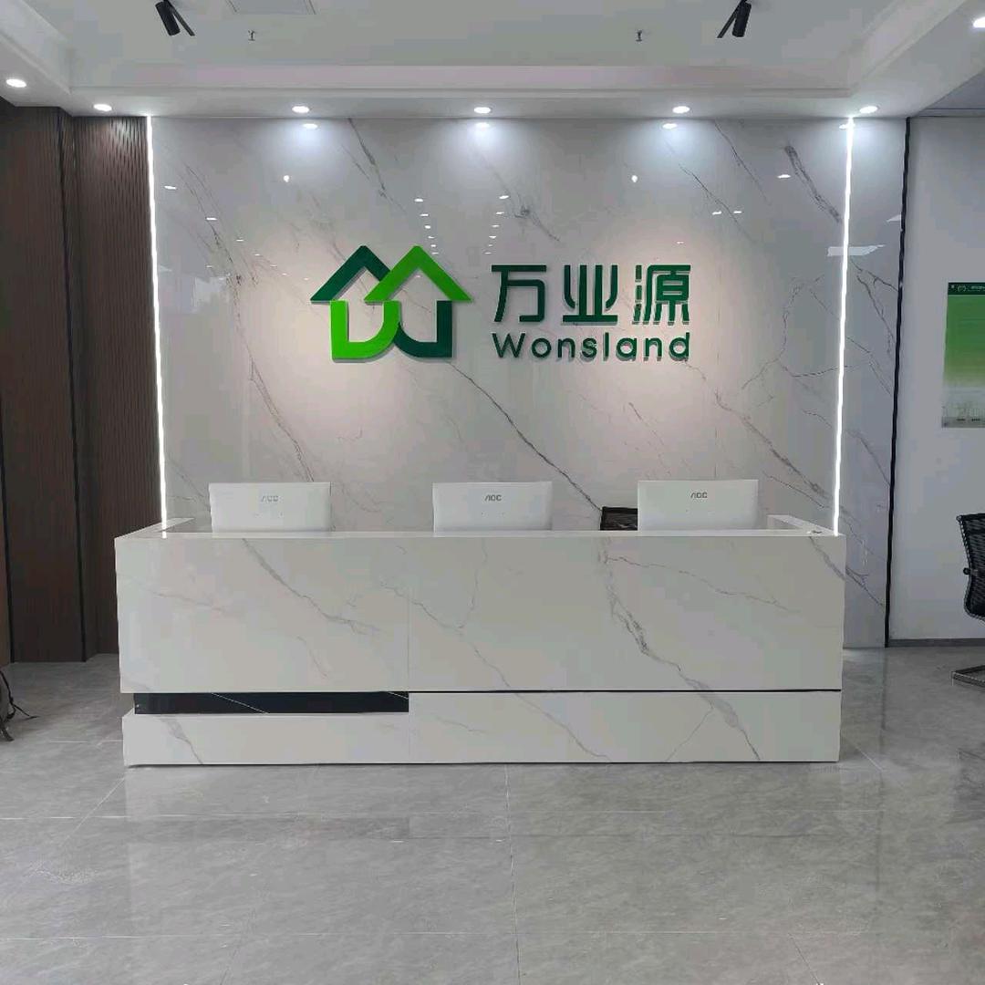 专业定制大理石岩板前台接待台吧台工厂