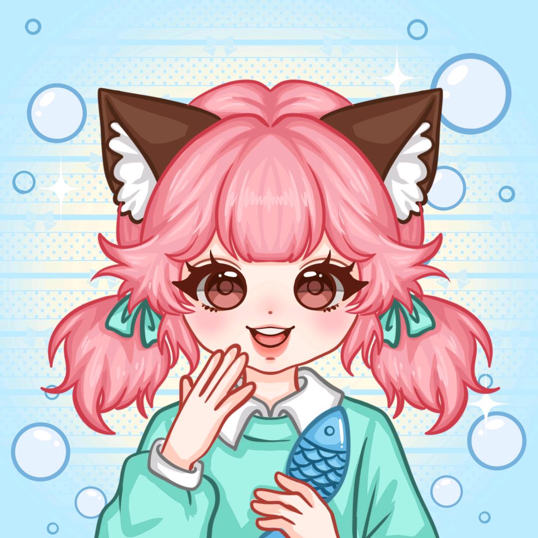 抽象猫小鱼