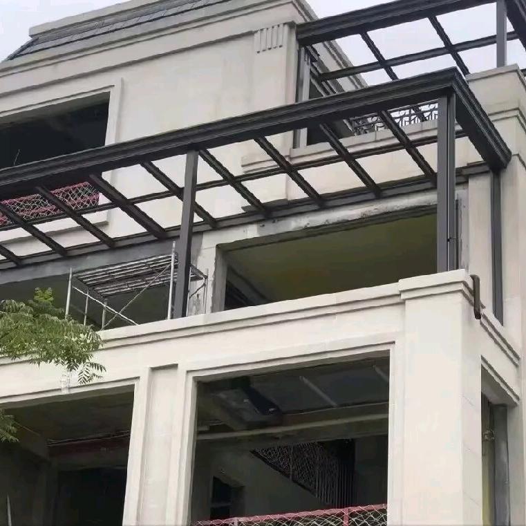 小宋钢结构，不锈钢玻璃阳光房，栏杆扶手