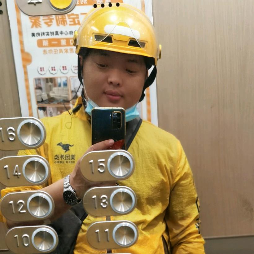 外卖小哥的朋友圈