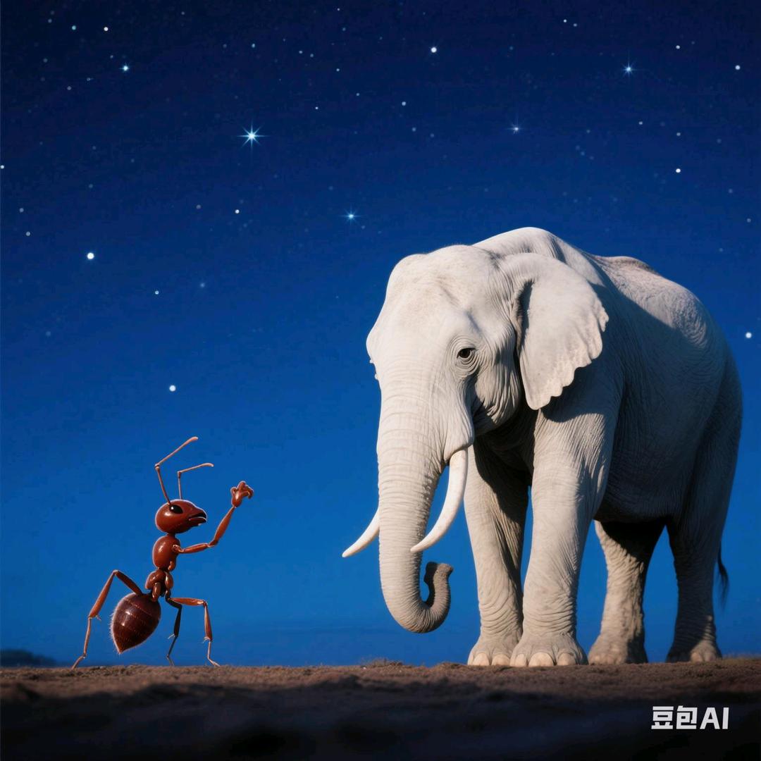 蚂蚁吃大象🐘