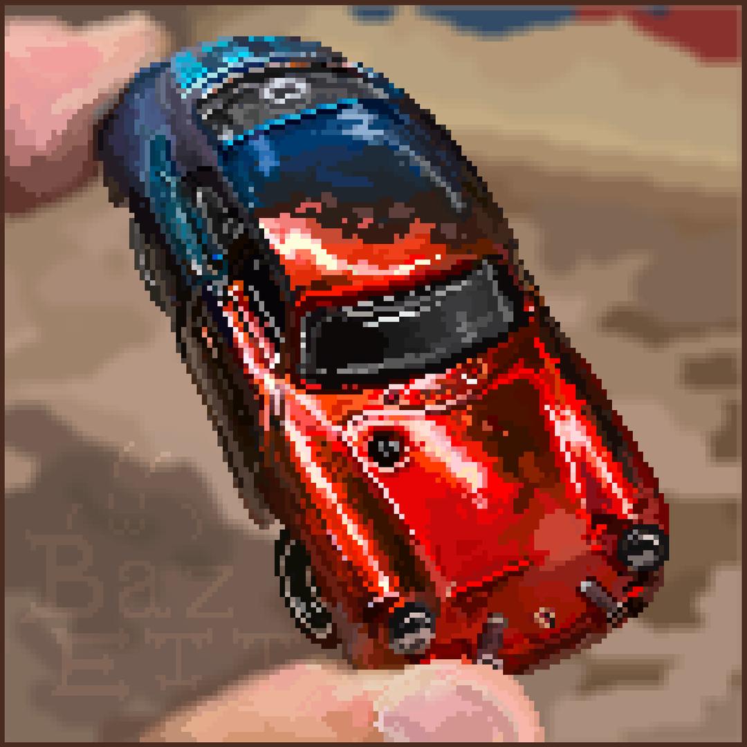 红蓝Bazett玩小车