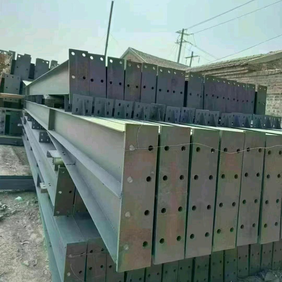 @二手钢结构+基础墩