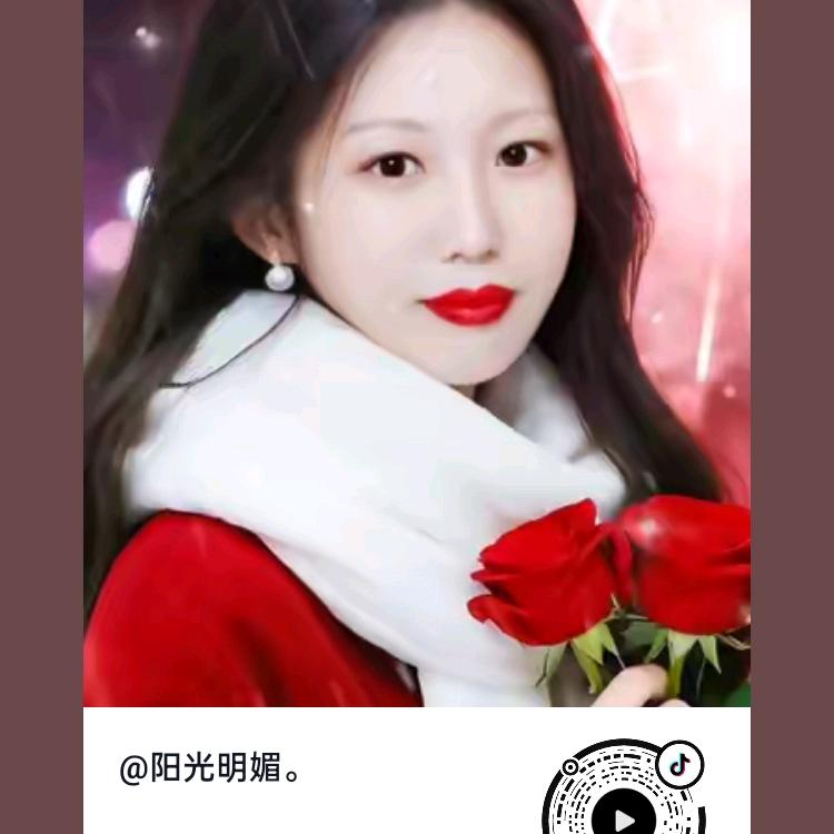 阳光明媚。