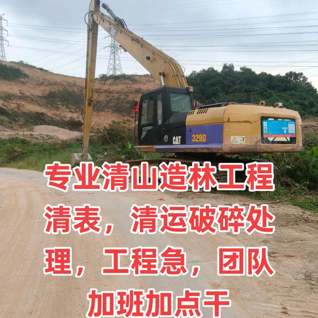 清山清表清运破碎处理一条龙