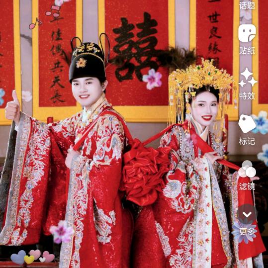 我一个女儿一个儿子