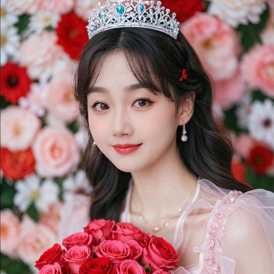 含着泪水的微笑