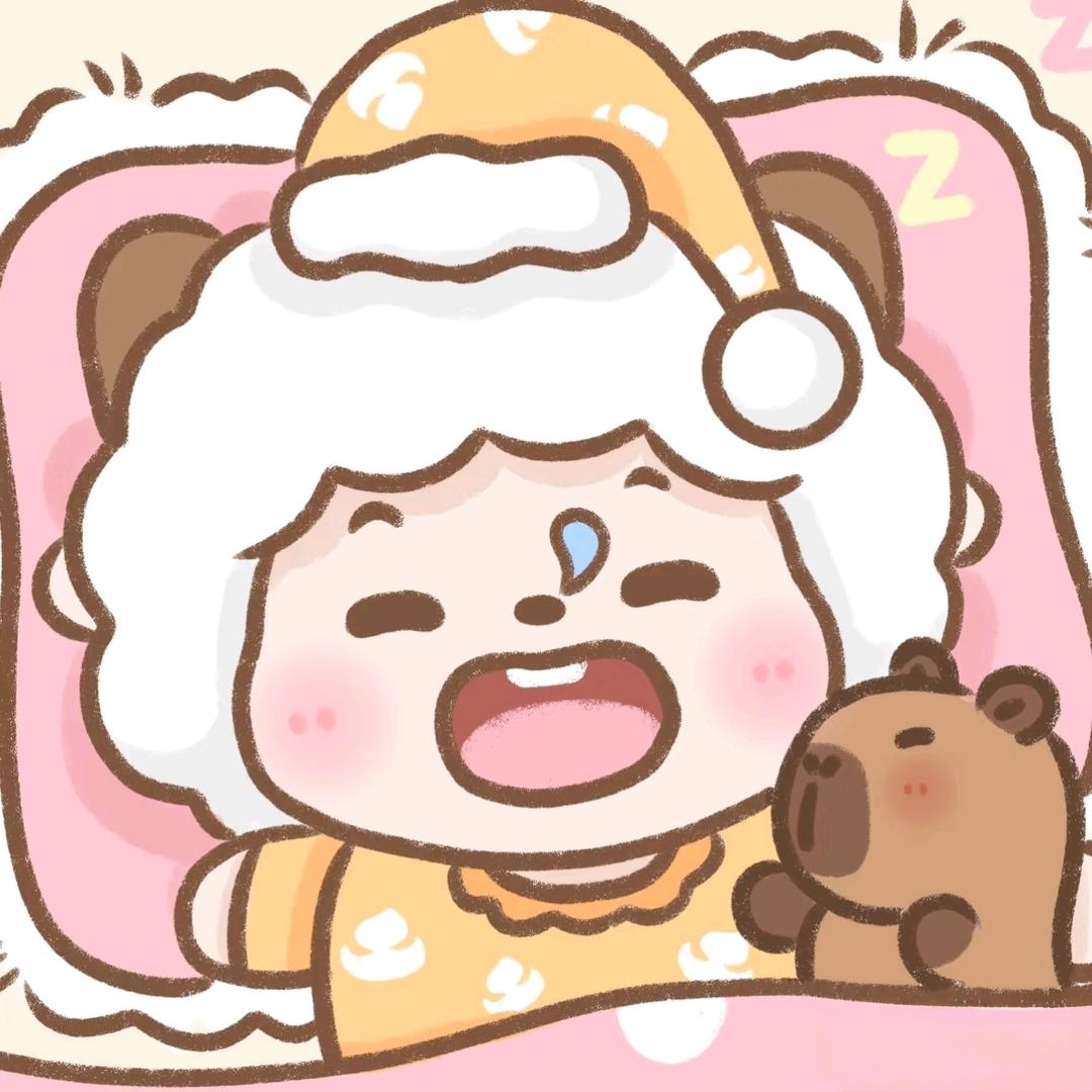 不高兴的小羊.🐏
