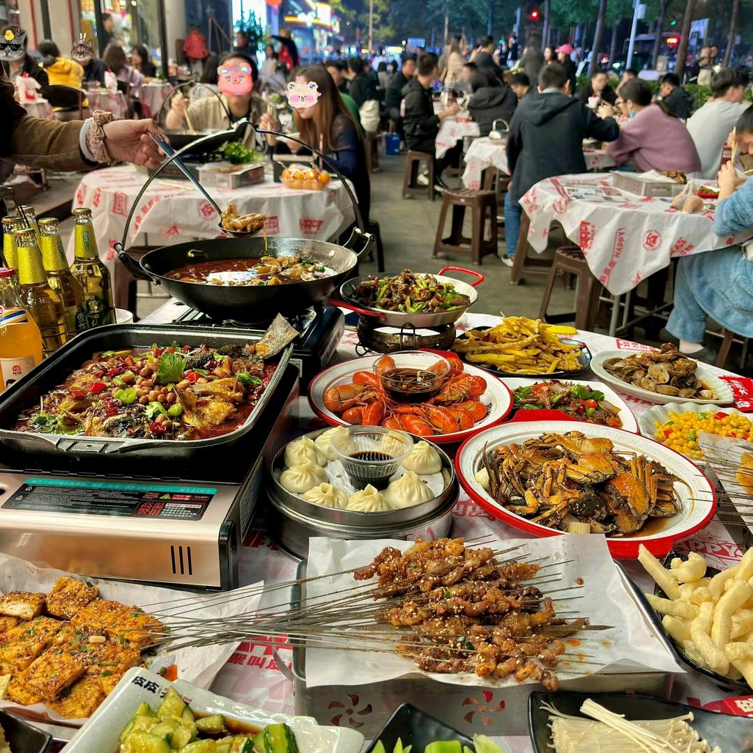 路边大排档