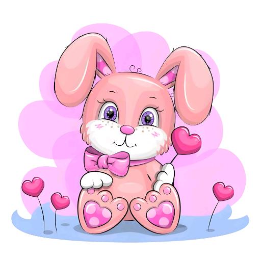 粉红兔子🐰