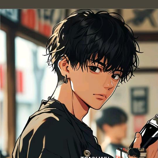 国潮男发@文杰