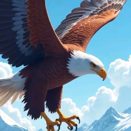 雄鹰展翅