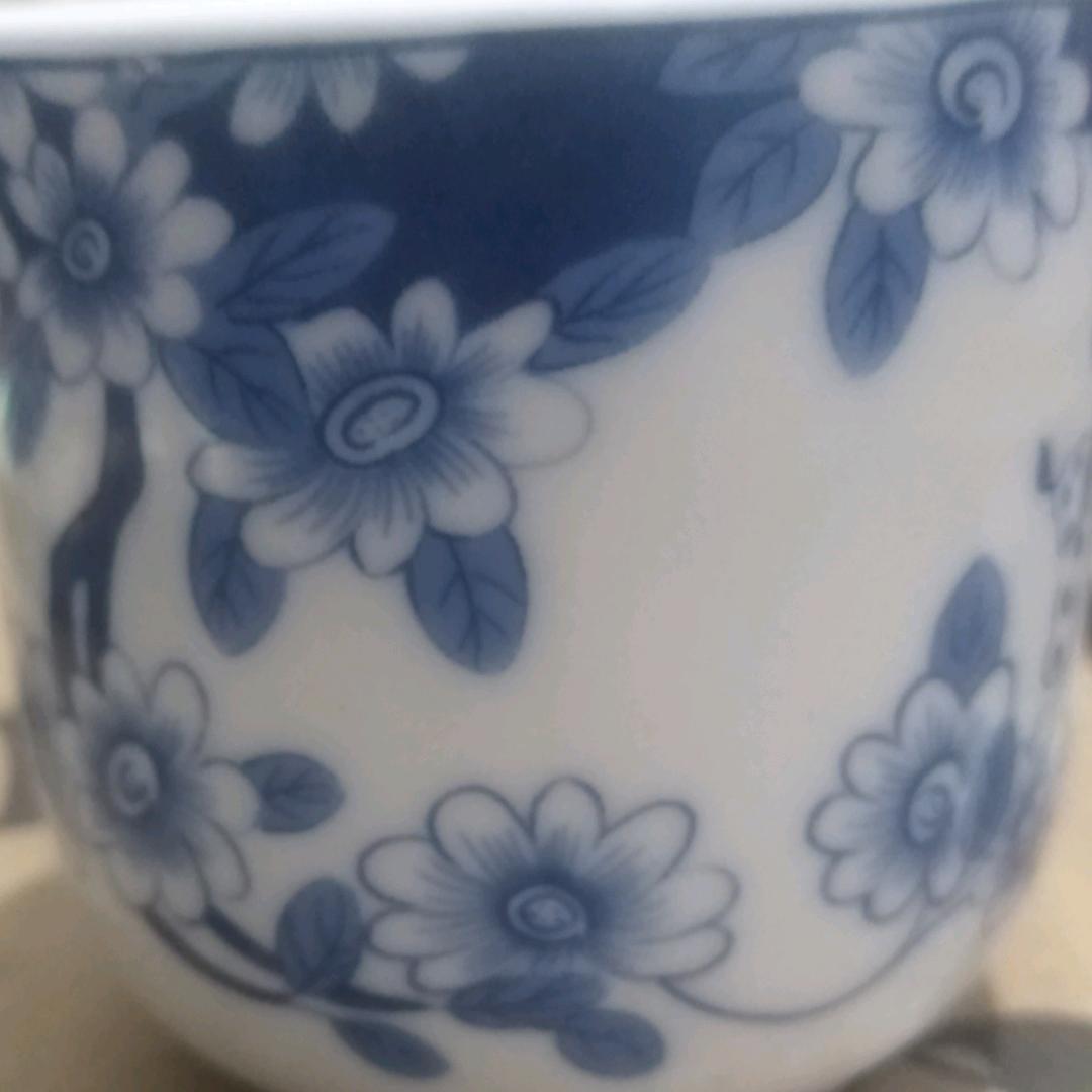 青花。