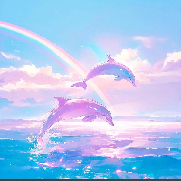 一只小海豚🐬