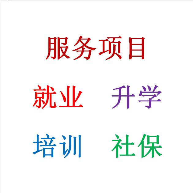 就业升学培训社保直通车