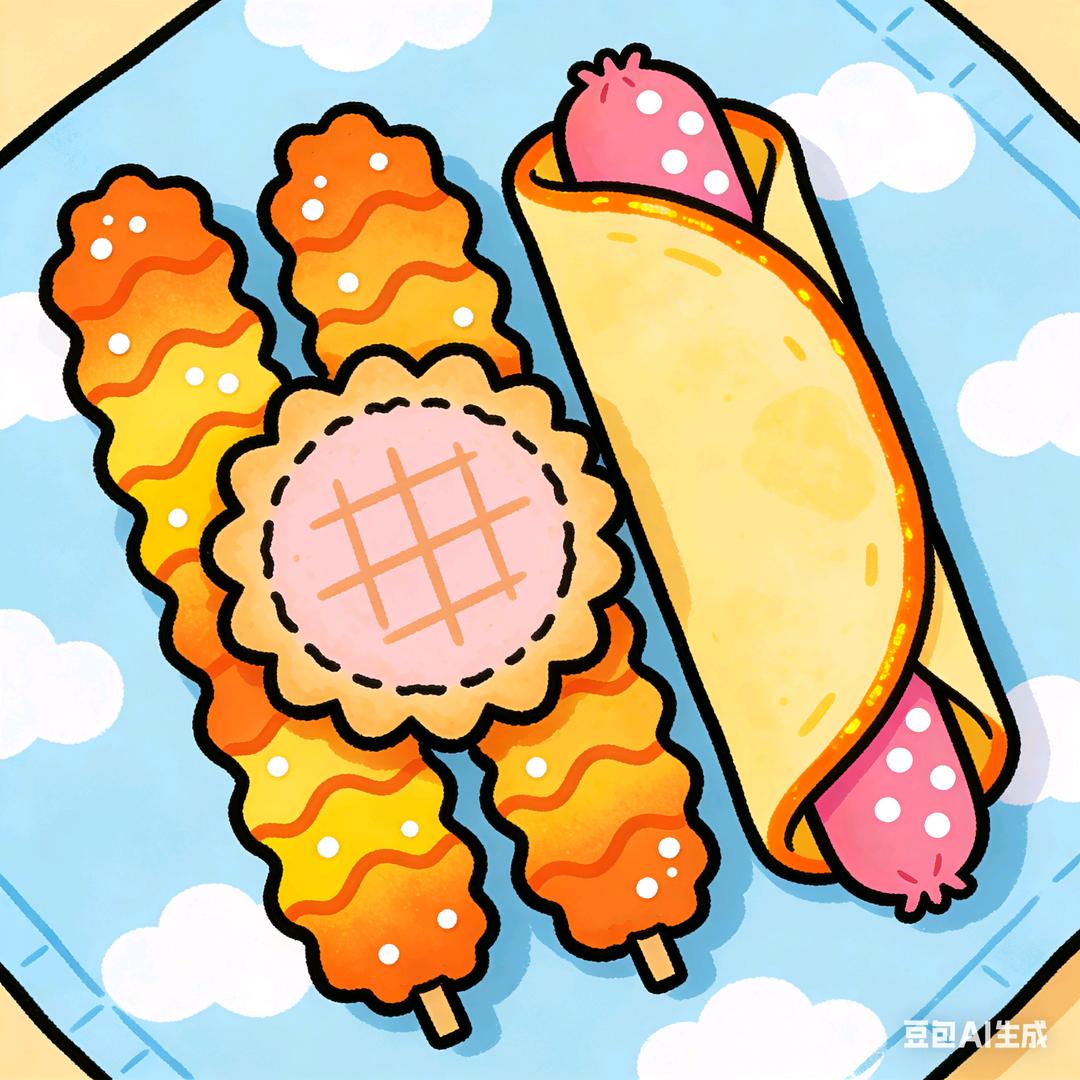 摆摊日记（鸡柳，里脊肉饼，饵块等）