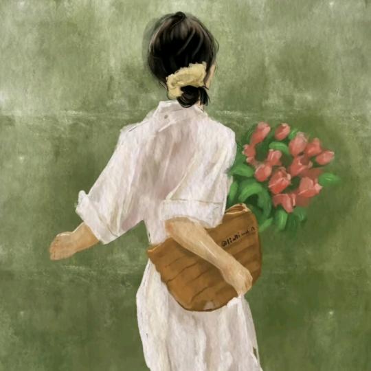 紫色藤玲