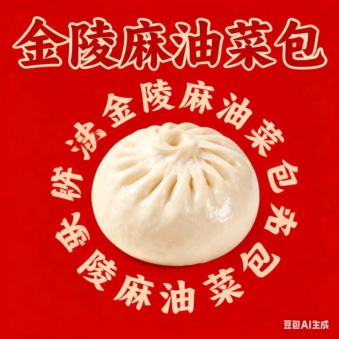 金陵麻油菜包