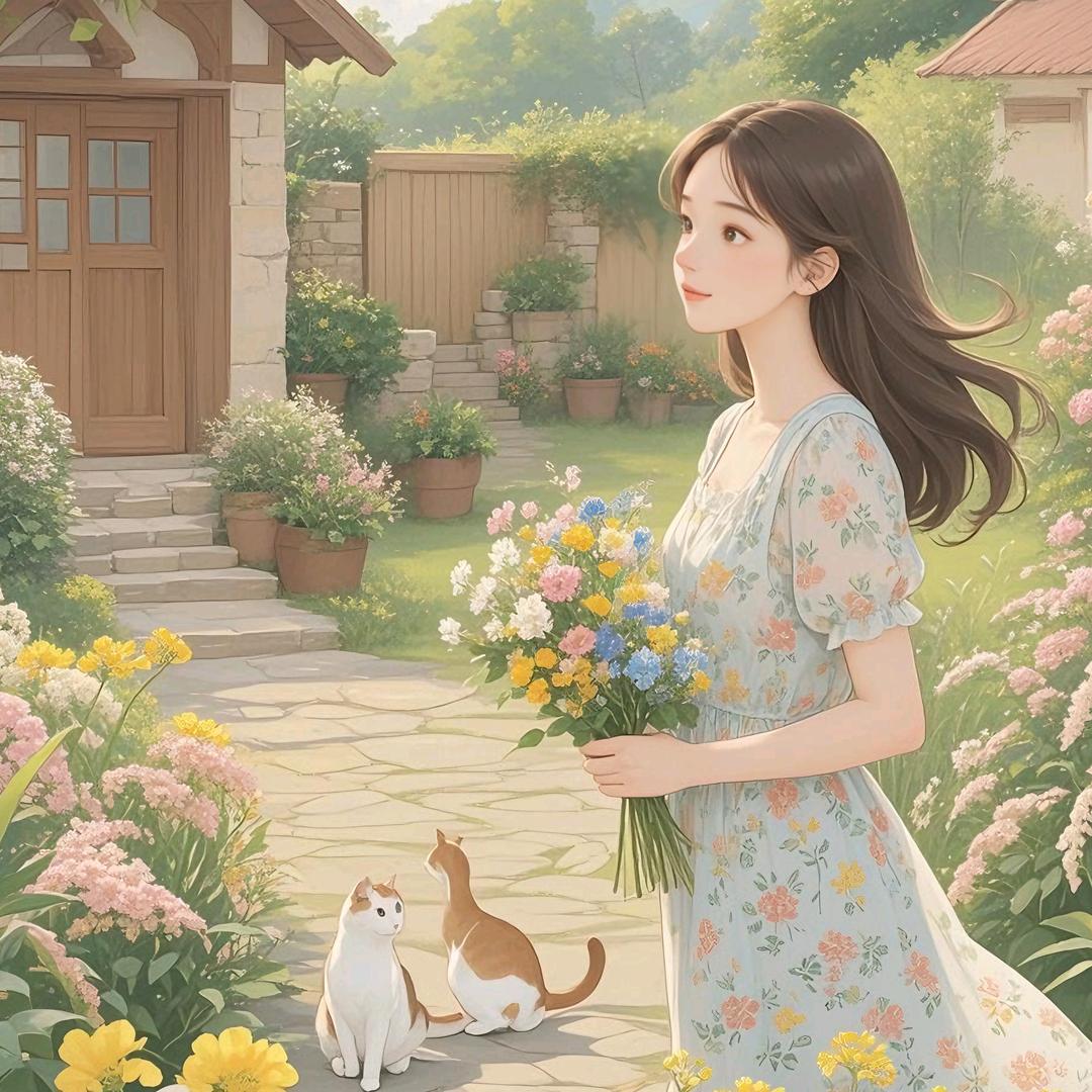 花田篱下梦旅人