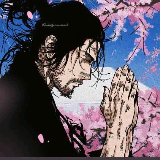 桃花树下