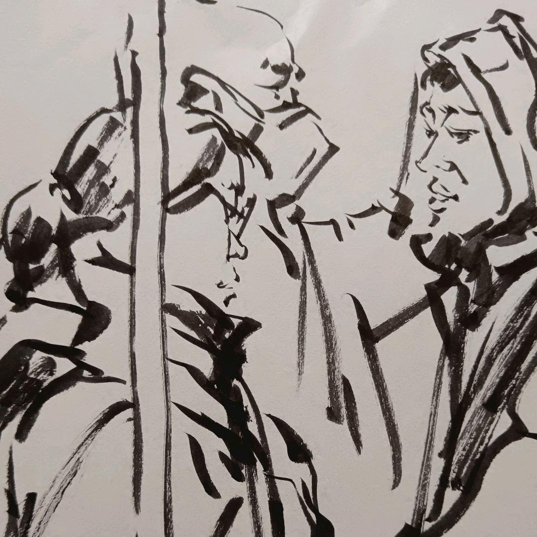 上海地铁速写哥