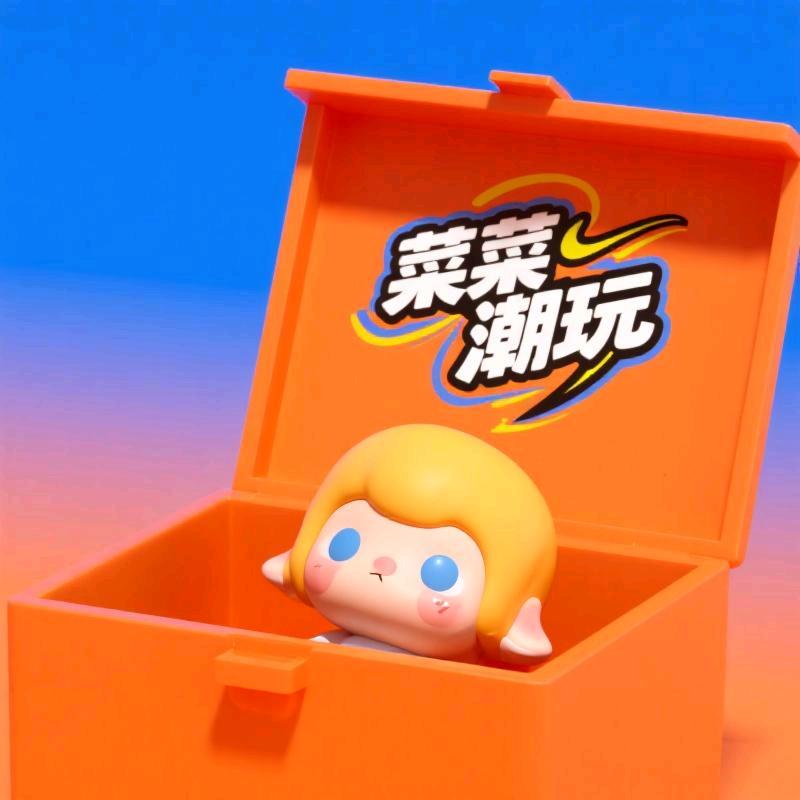 菜菜潮玩拆盒