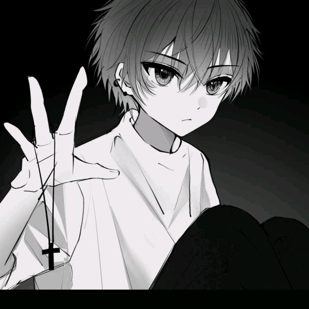 失明的孤独患者