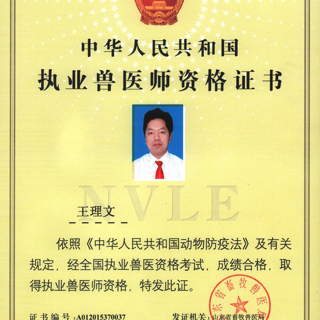 山农大兽医师