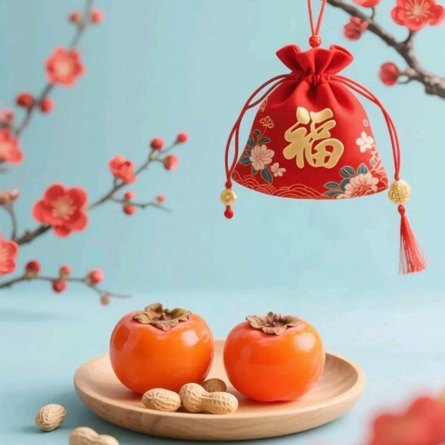 柿事如意，好运连连