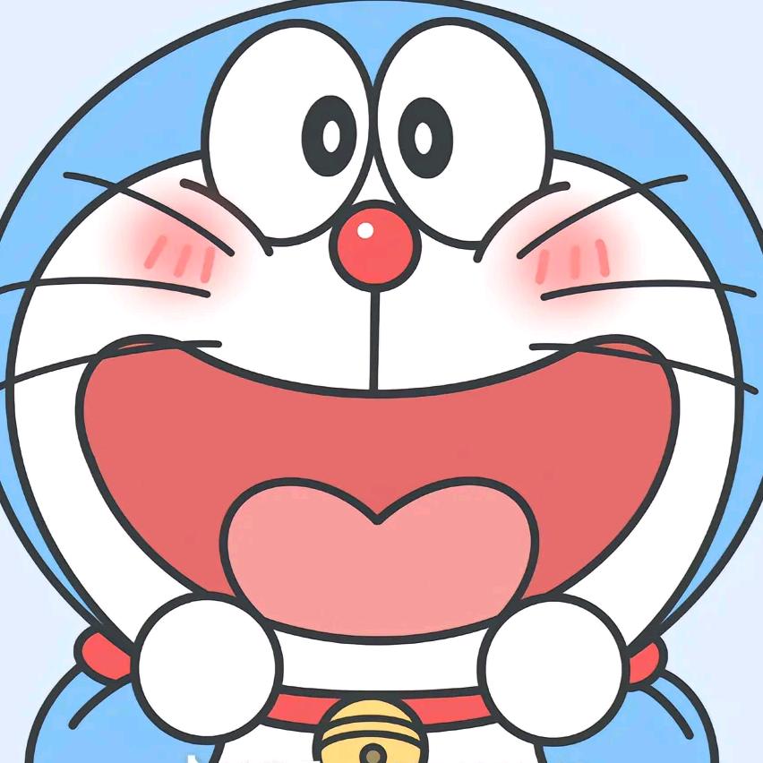 幸运的哆啦A梦。