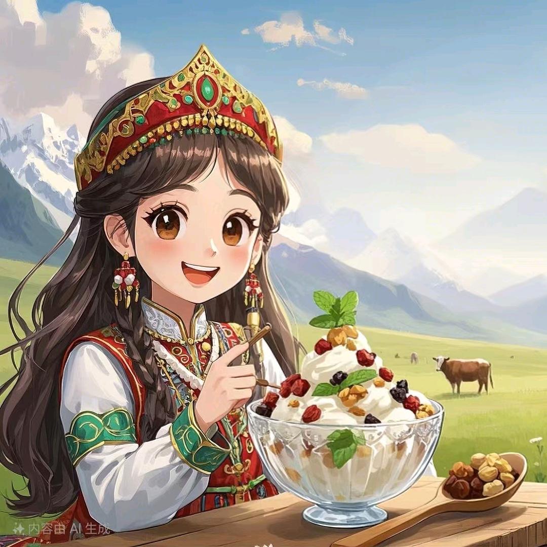 疆球球 新疆熬制冰淇淋
