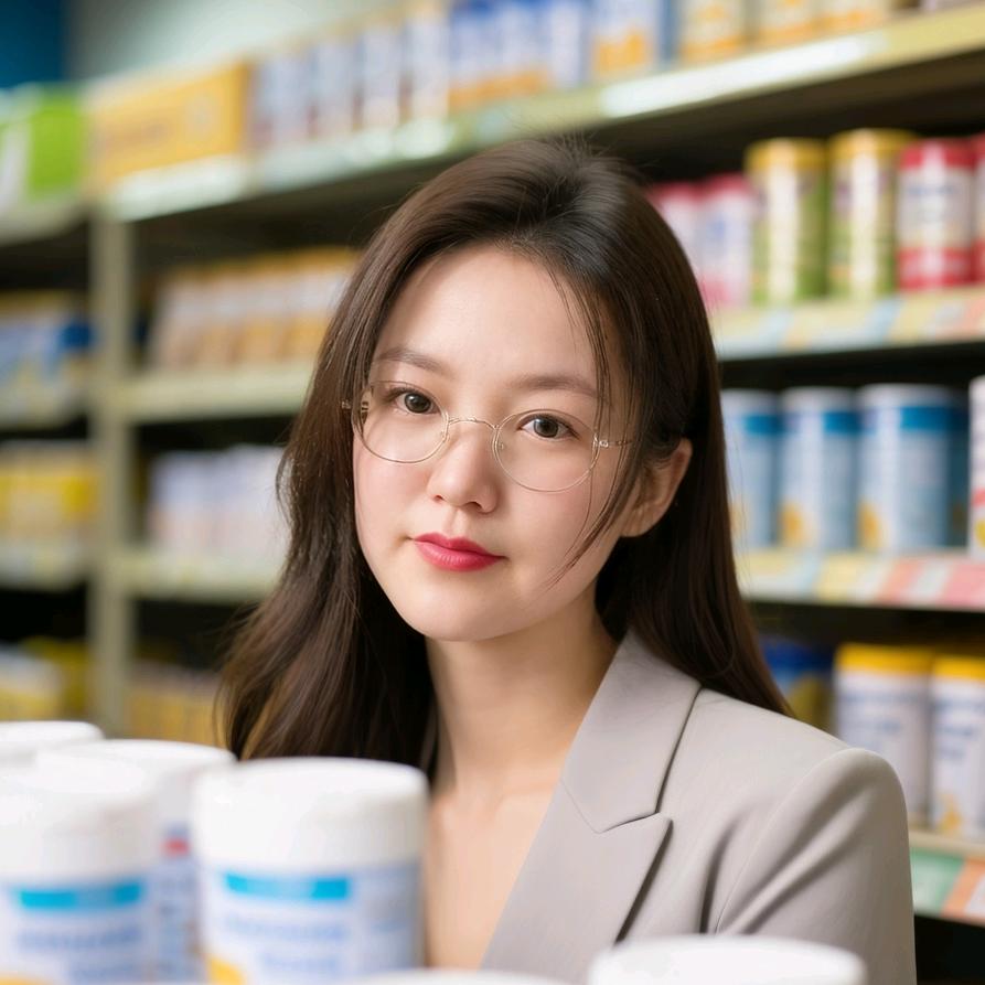 在槐桥卖奶粉的桃红