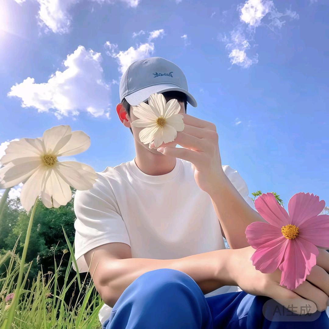 绛橘色的日落