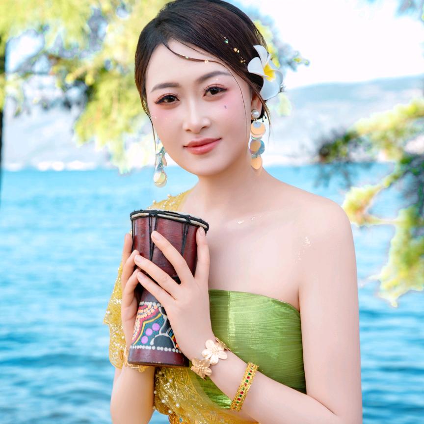 领绣技术总监～志慧～在西藏