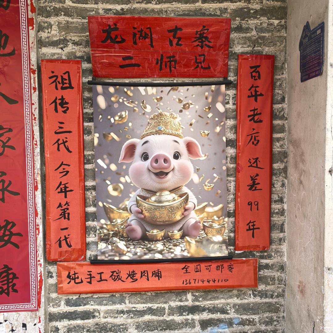 龙湖古寨二师兄现烤肉脯