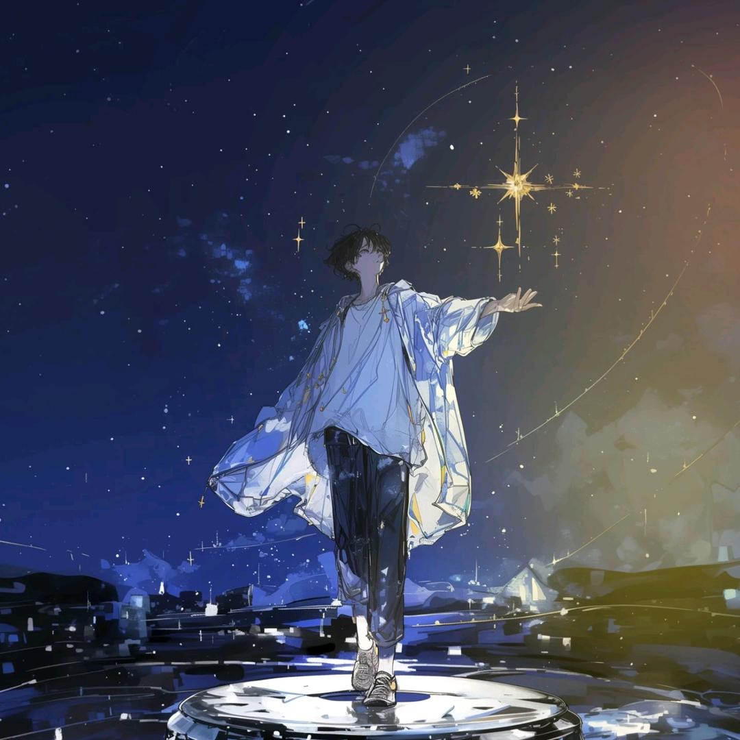 她说眼底有星光